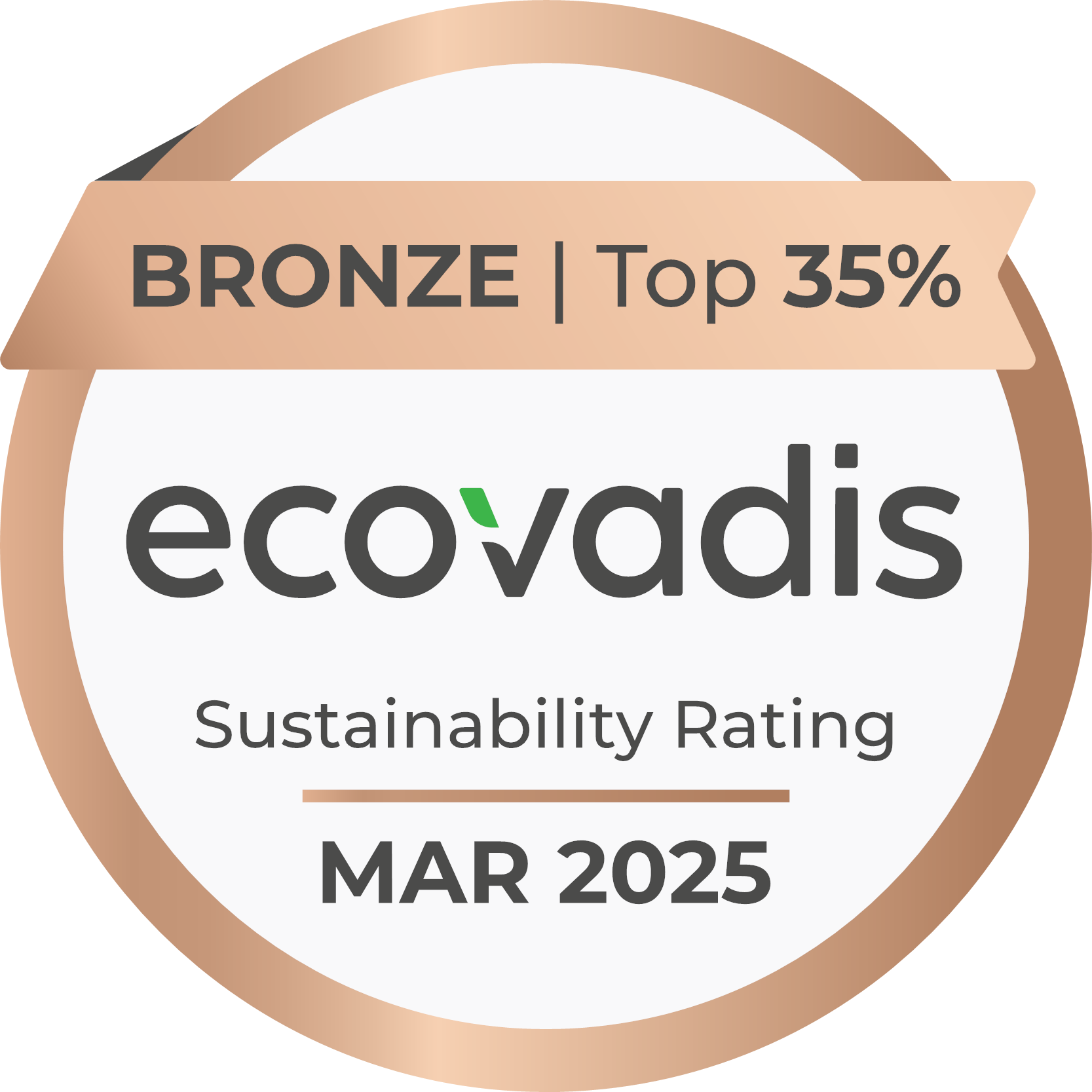 EcoVadis Bronzerating